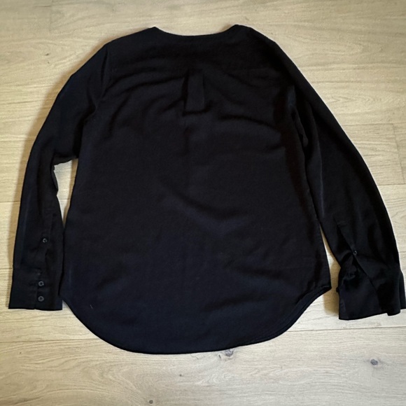 J.Crew Factory Black Blouse Size Small - Picture 6 of 6